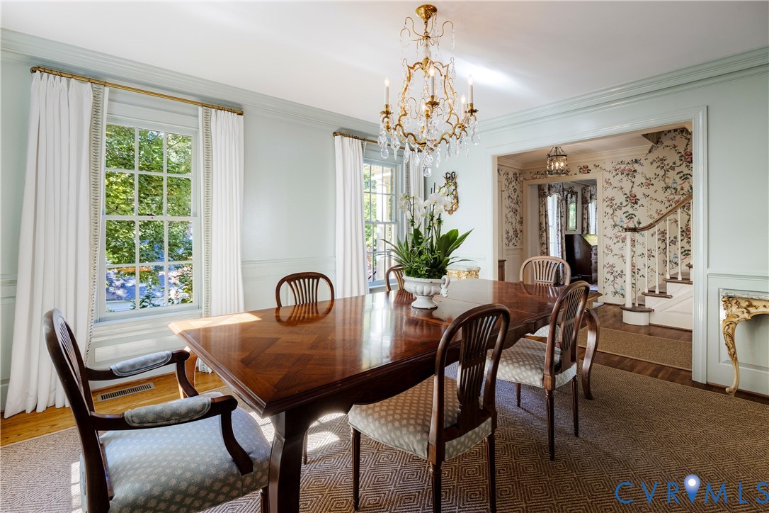 View toward the foyer