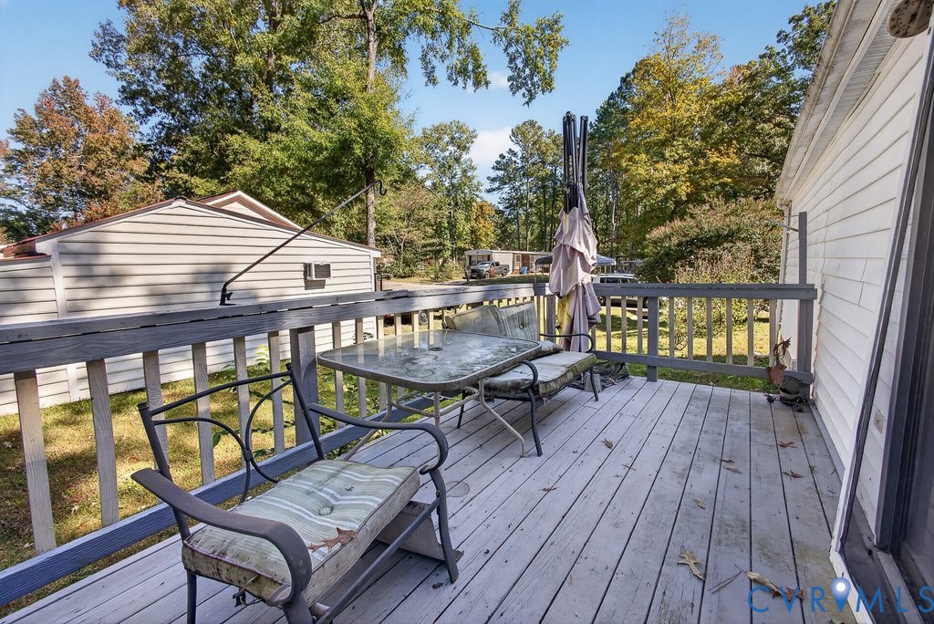 Back deck