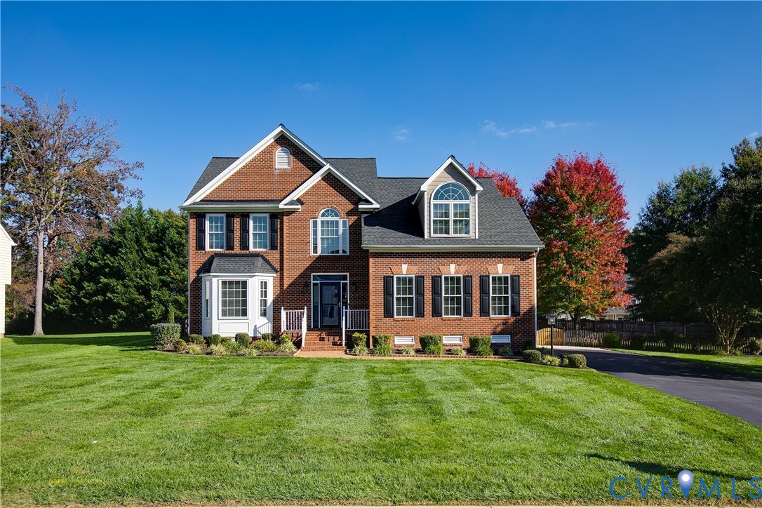 built in 2005, brick and hardiplank