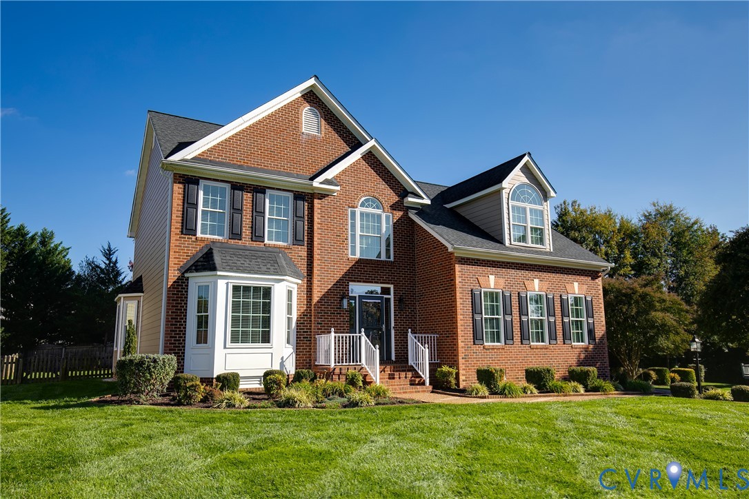 built in 2005, brick and hardiplank