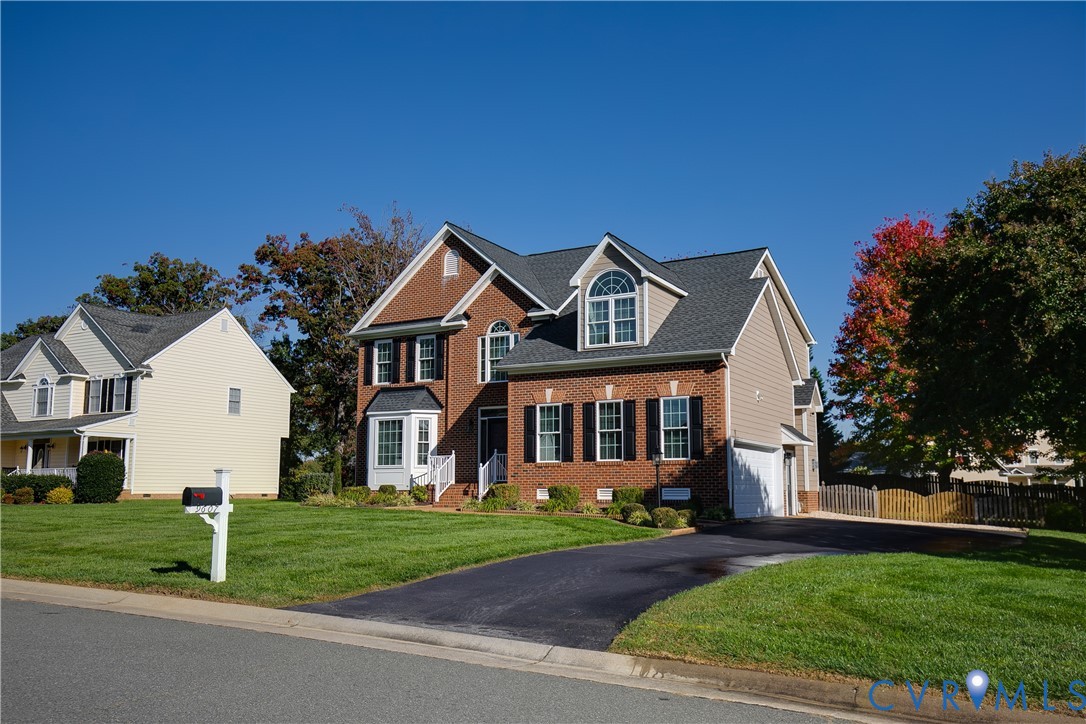 built in 2005, brick and hardiplank