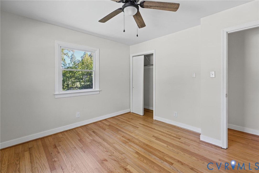 Bedroom 2 hardwood floors