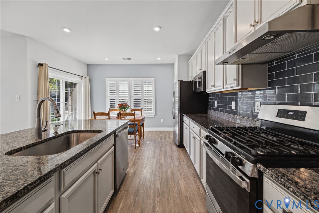 Tons of cabinet and countertop space, plus a pantry!