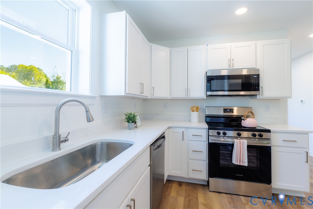 Kitchen sink with window