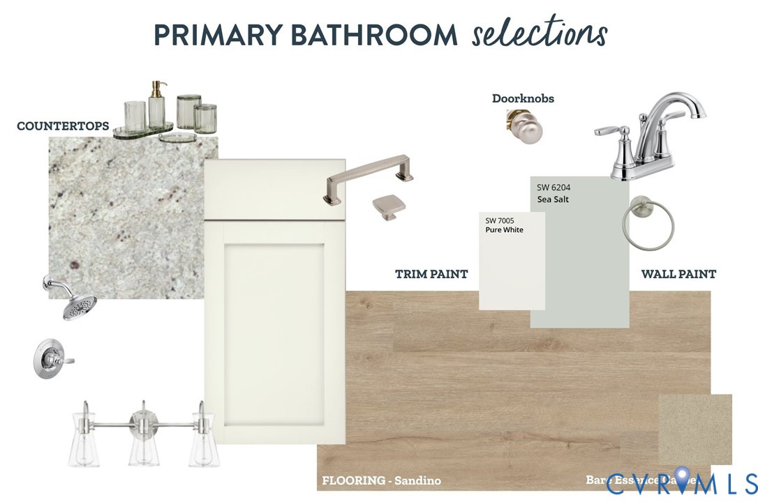 Primary Bathroom Design Selections