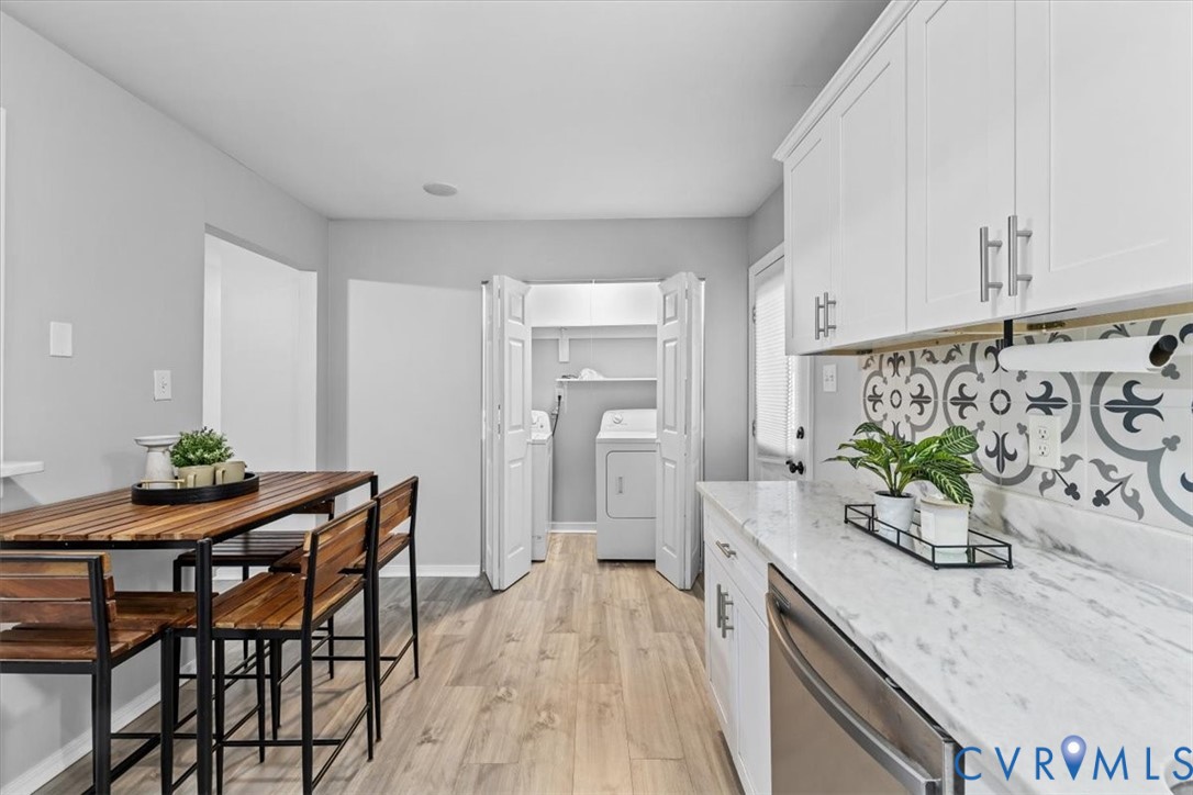 Laundry & water heater closet