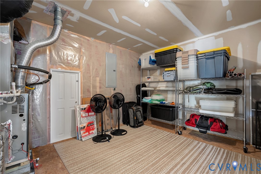 Walk in attic/storage.