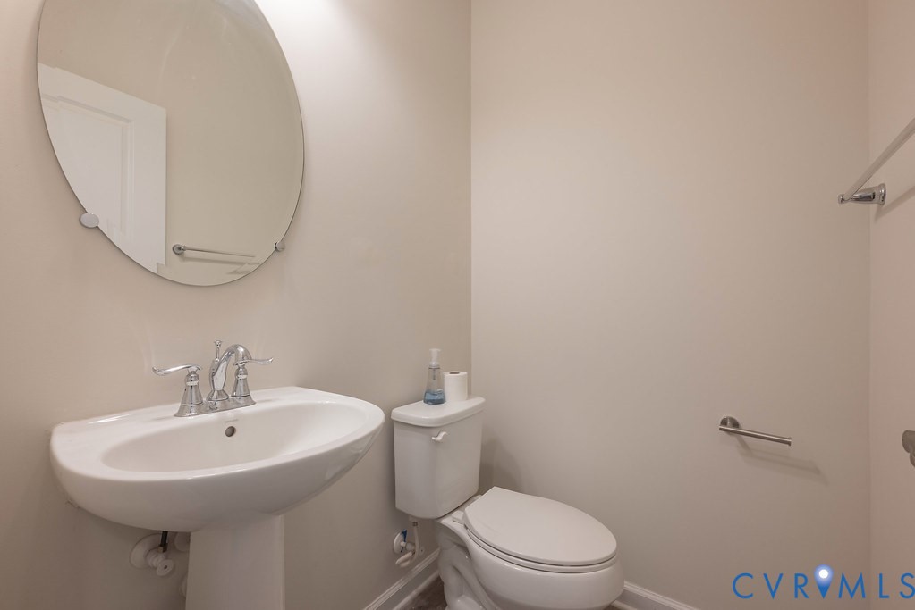 Downstairs half bath