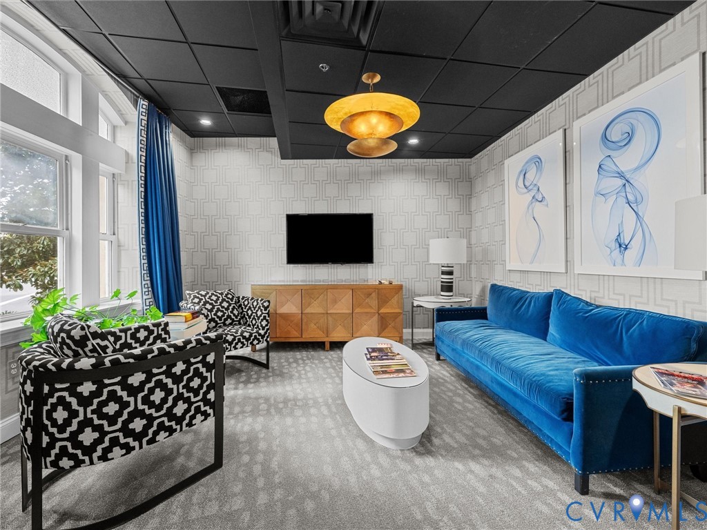 Resident club room.