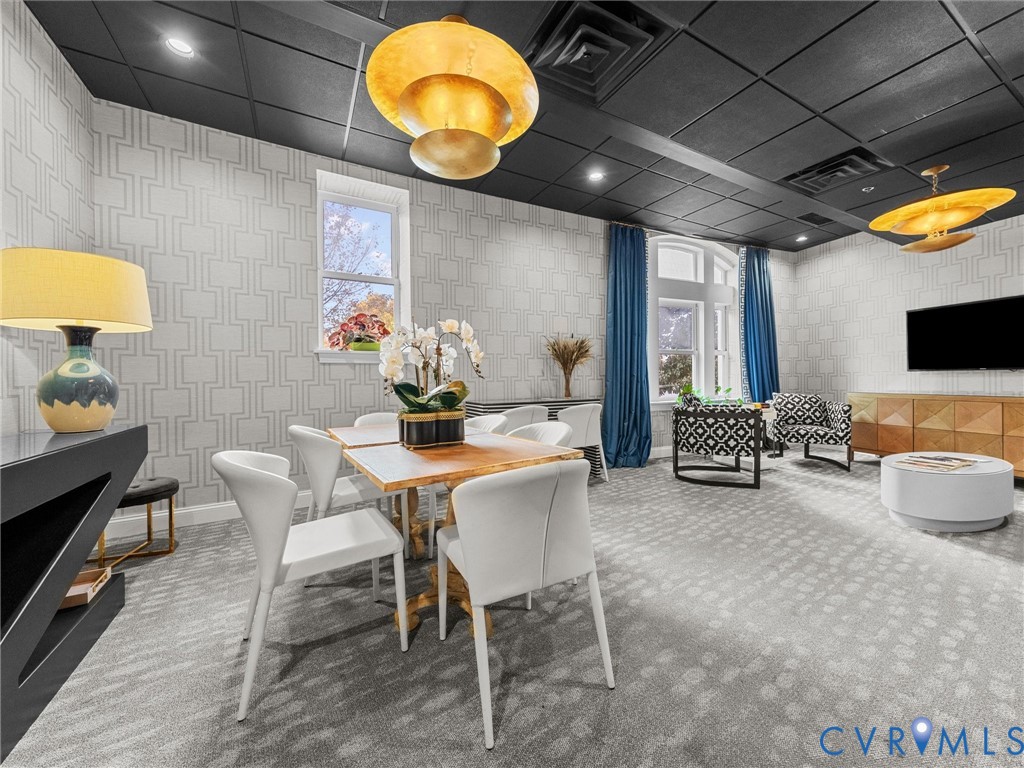Resident club room.