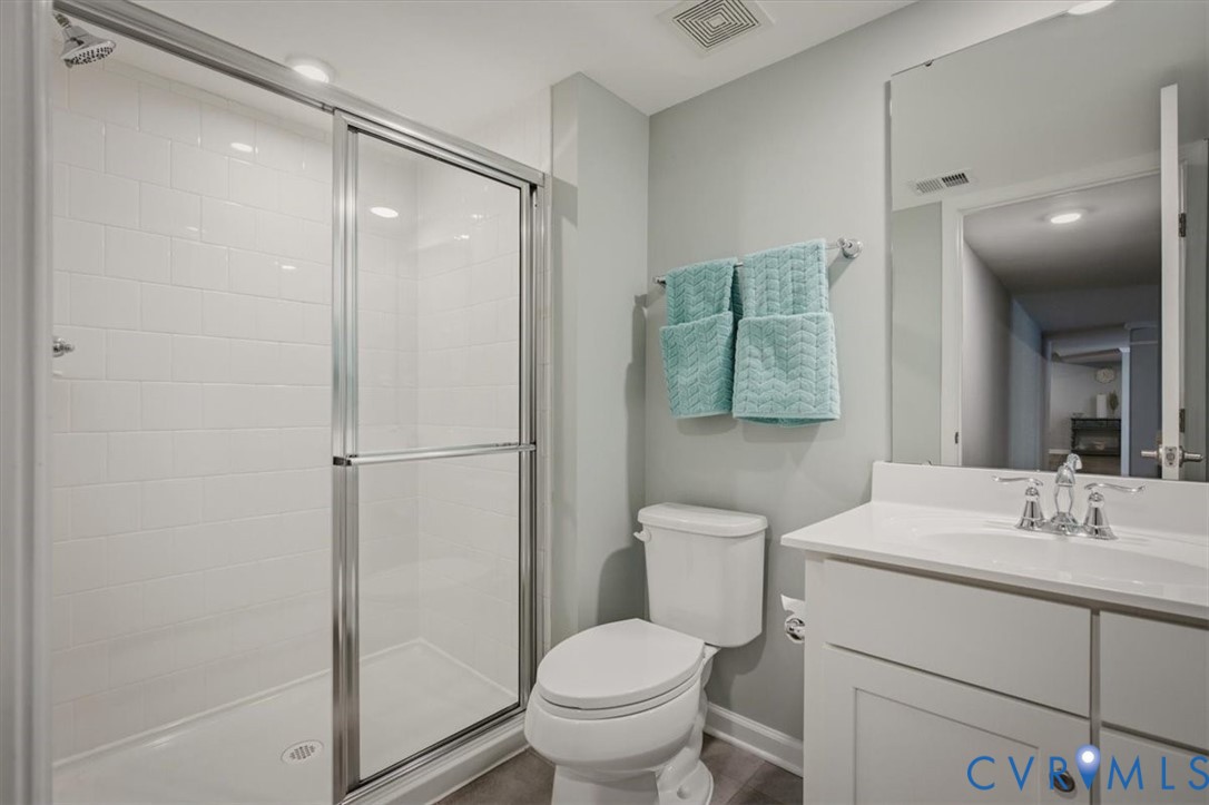 Basement Full bath