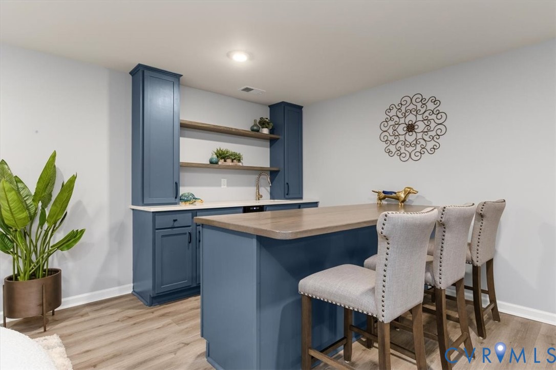 Built in Wet-bar, recessed lighting, Open Concept, new high end LVP