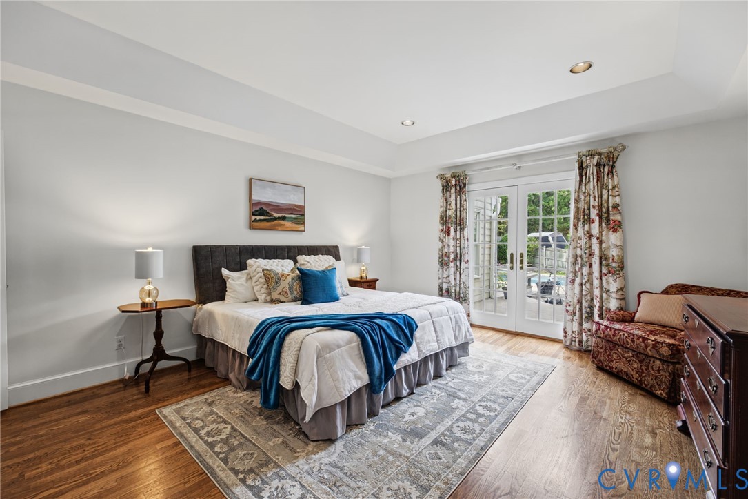 Located on the First Floor with French Doors leading to decking and pool area