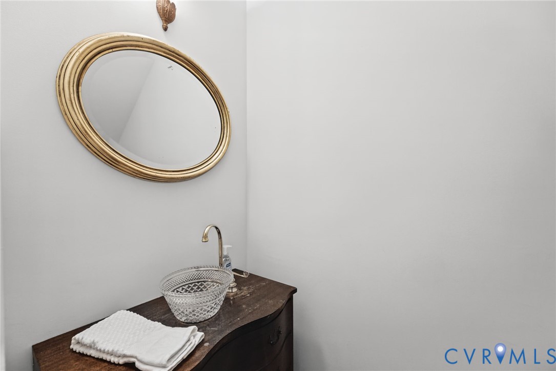 Powder Room off of Front Hallway