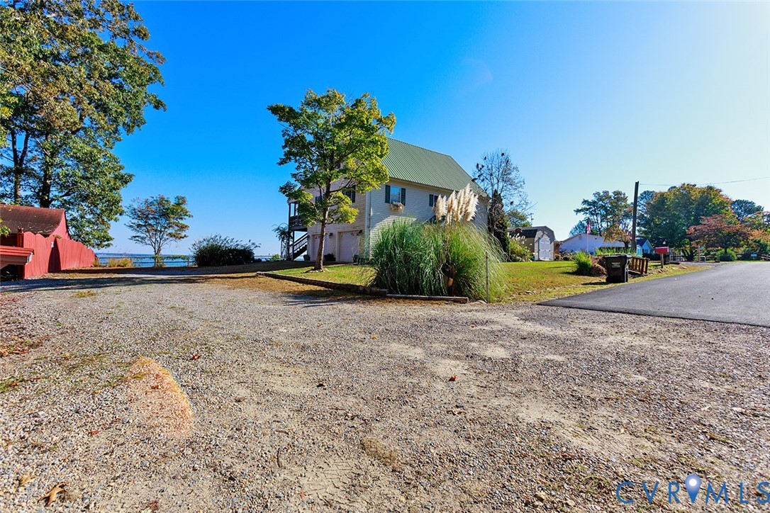 View from the front yard