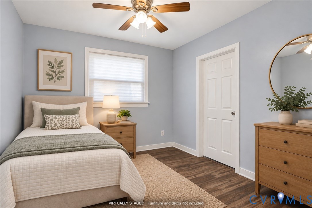 Bedroom 2-Virtually staged