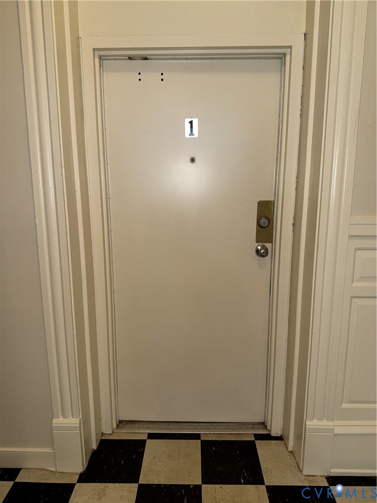 Entrance to Unit #1