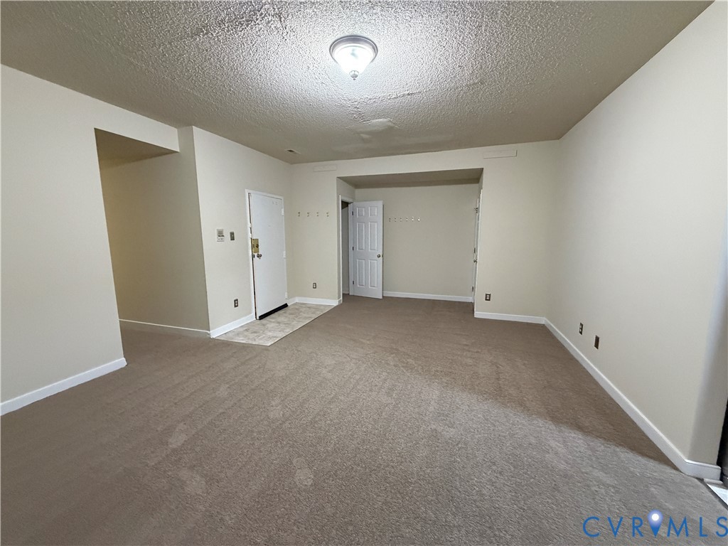 Huge living room with closet!