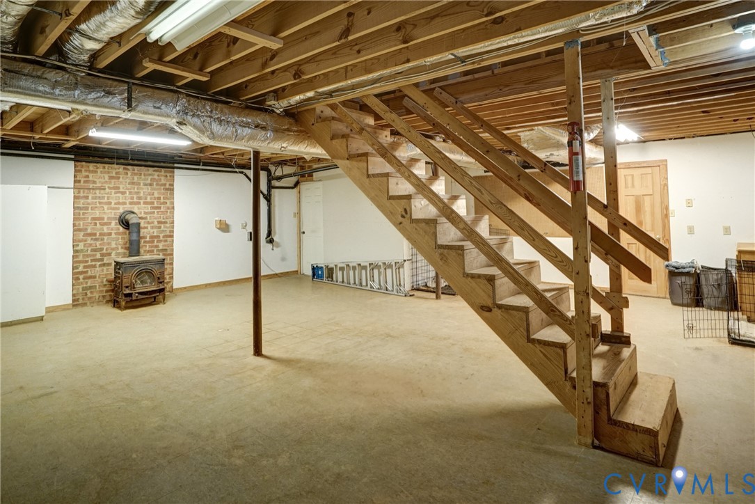 Additional View of Basement - Utility Closet Located Here