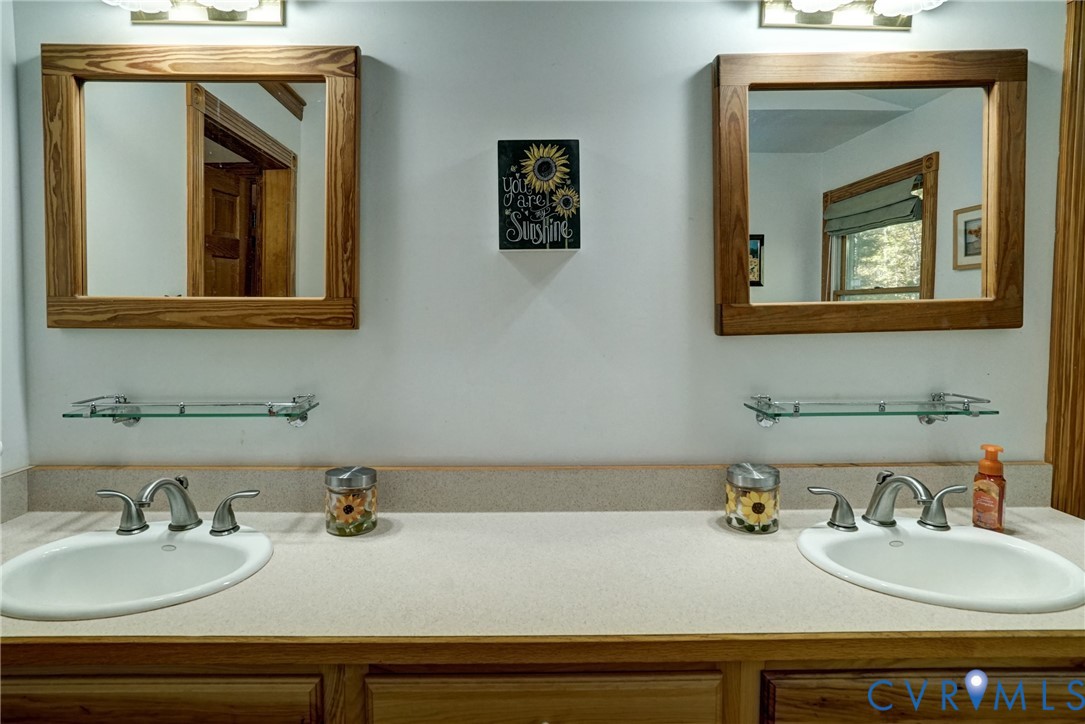 Doble Vanities in Primary Bath