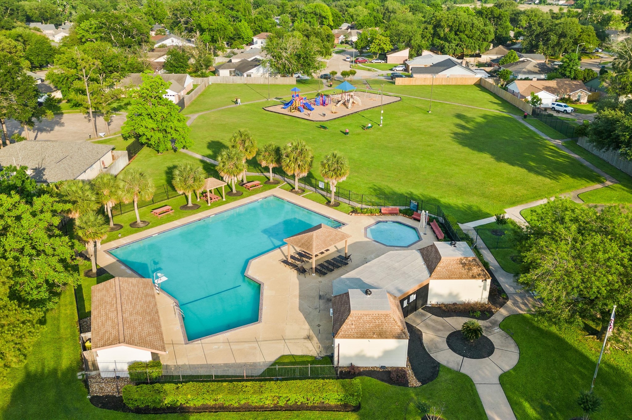 Enjoy weekends relaxing at the pool with friends and neighbors. Welcome home!