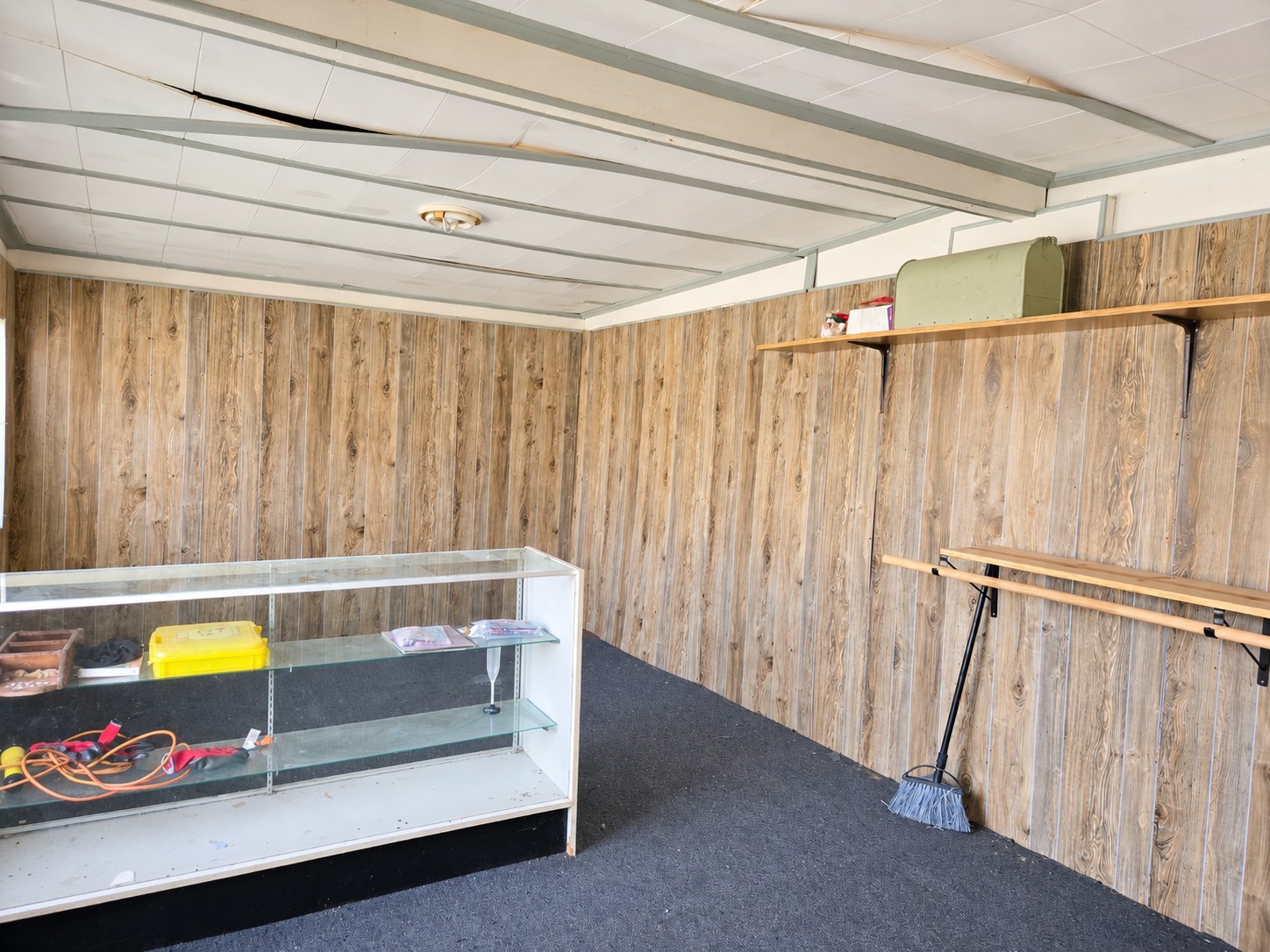 Interior of building.