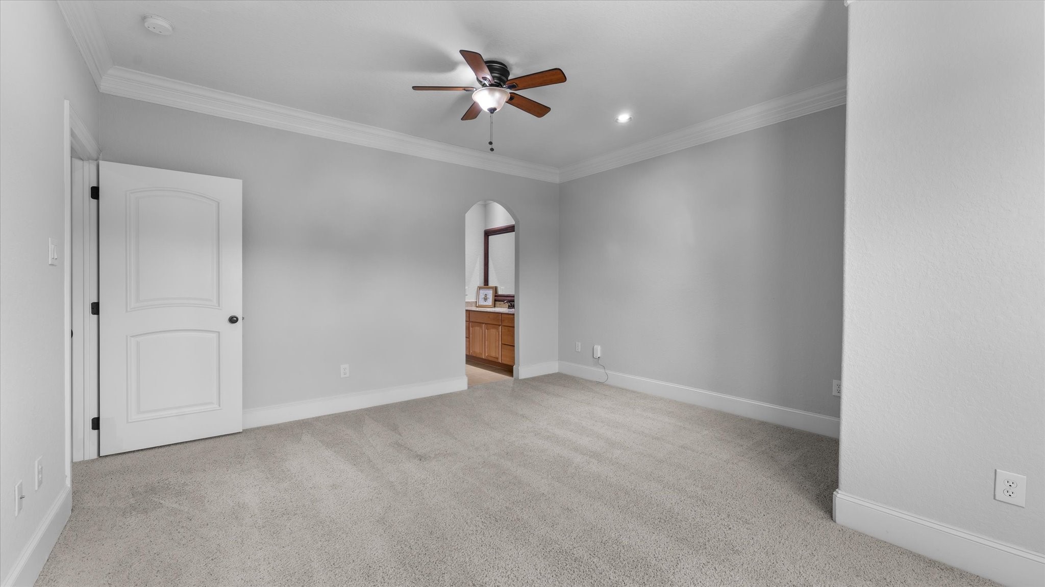 2nd bedroom upstairs.  Attached is a jack and jill bathroom.