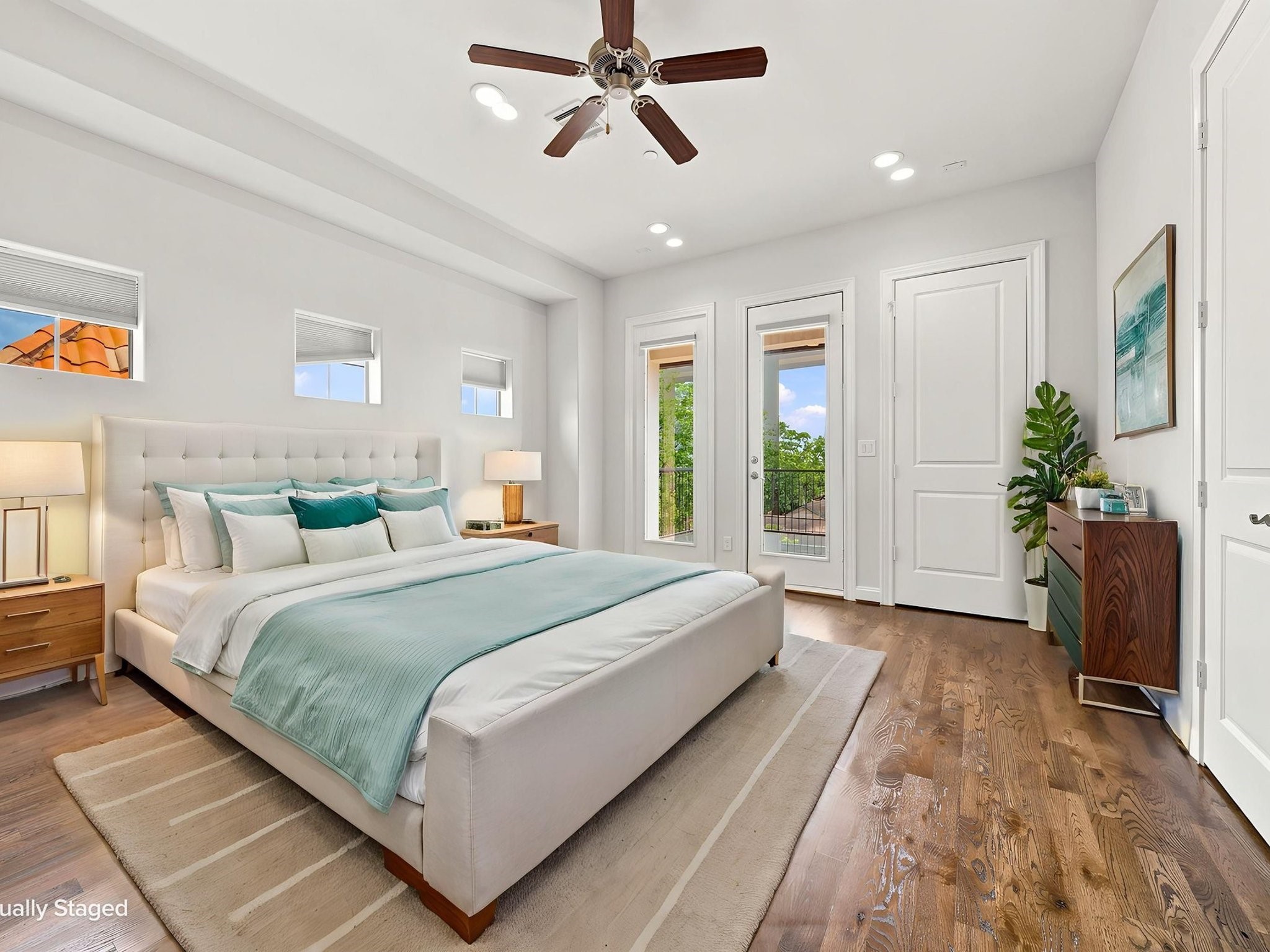 Fourth Floor Ensuite Bedroom Virtually Staged