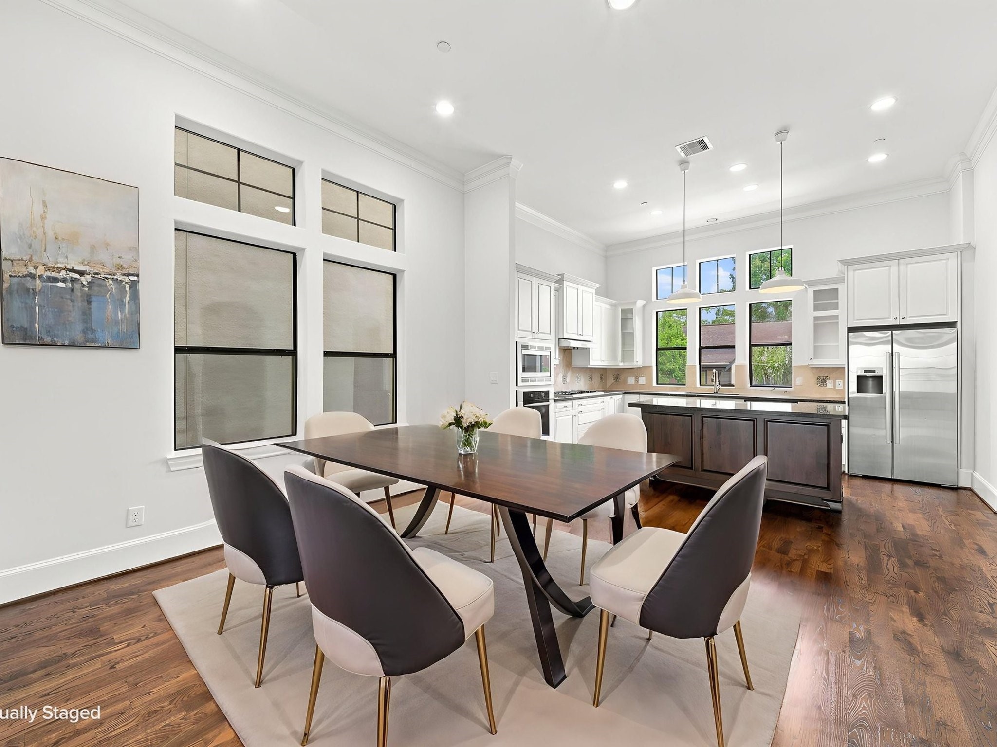 Second Floor Dining Room Virtually Staged