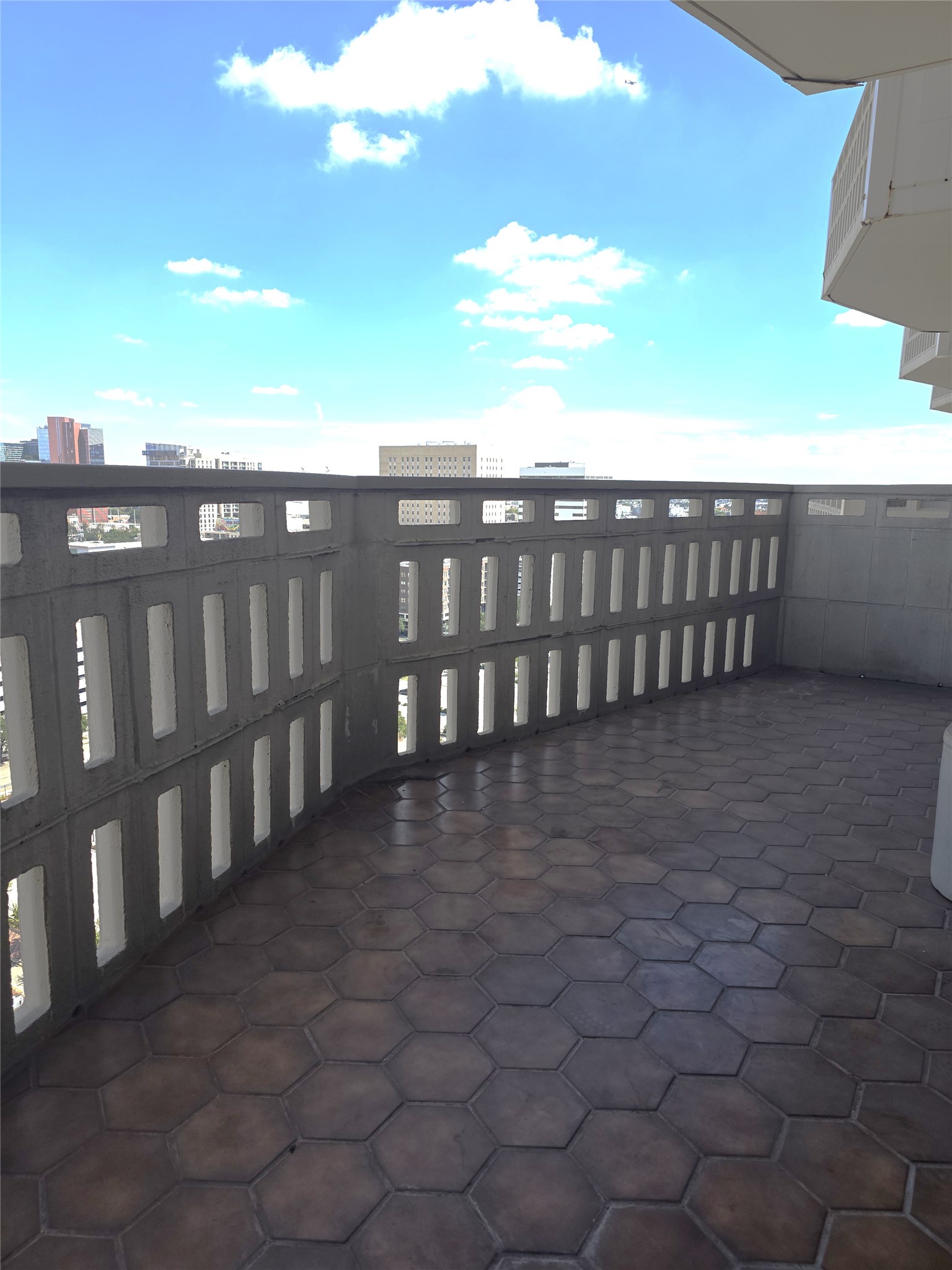 Private balcony