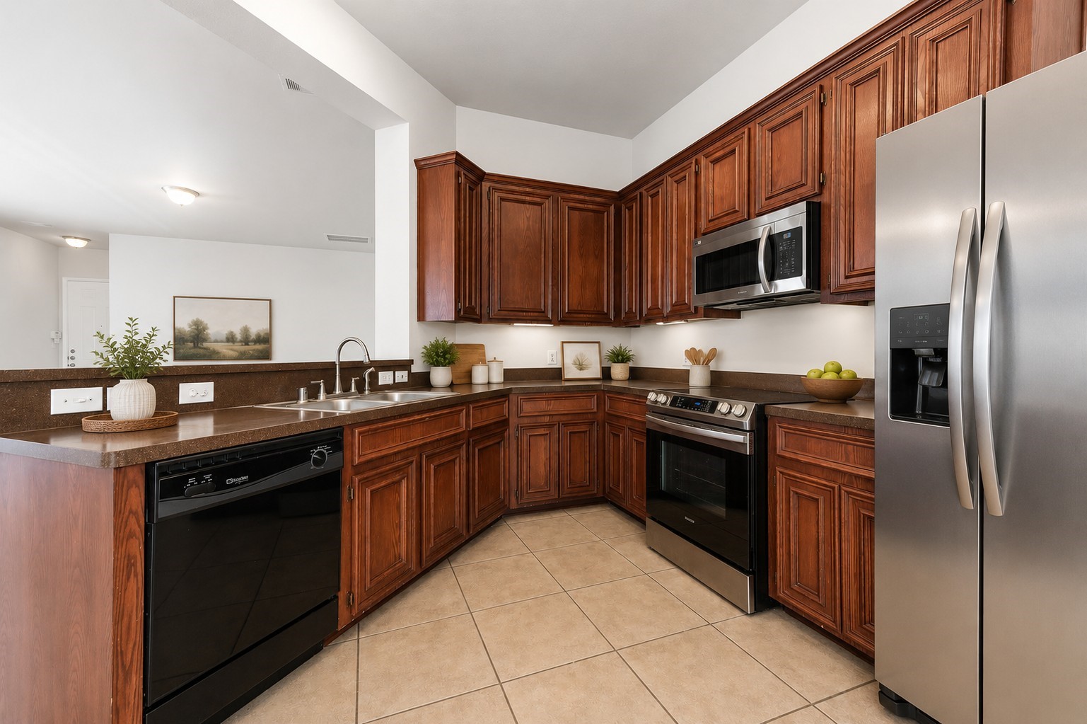 Chef's dream Kitchen. Virtually staged to inspire design possibilities