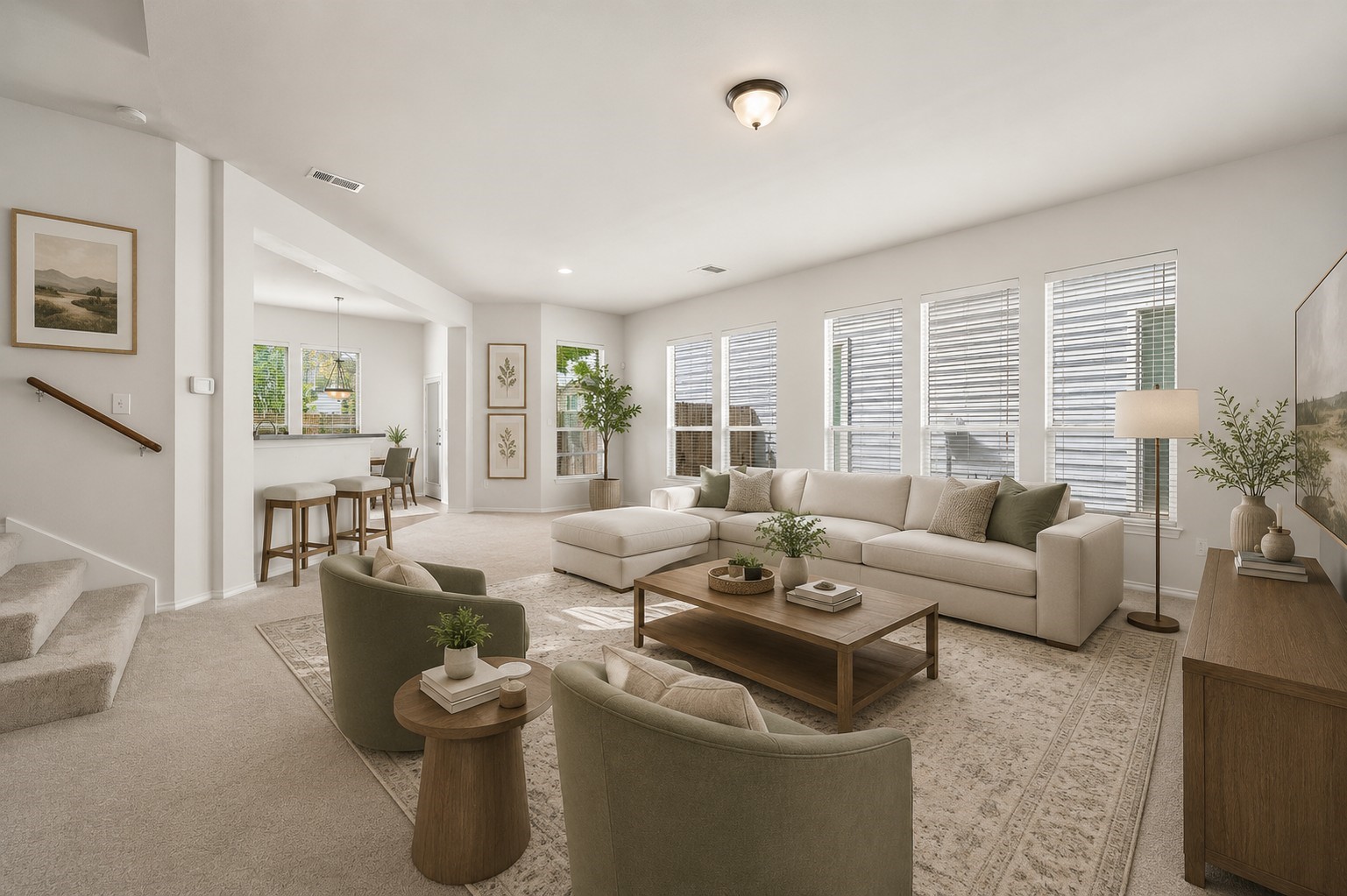 Virtually staged to inspire design possibilities