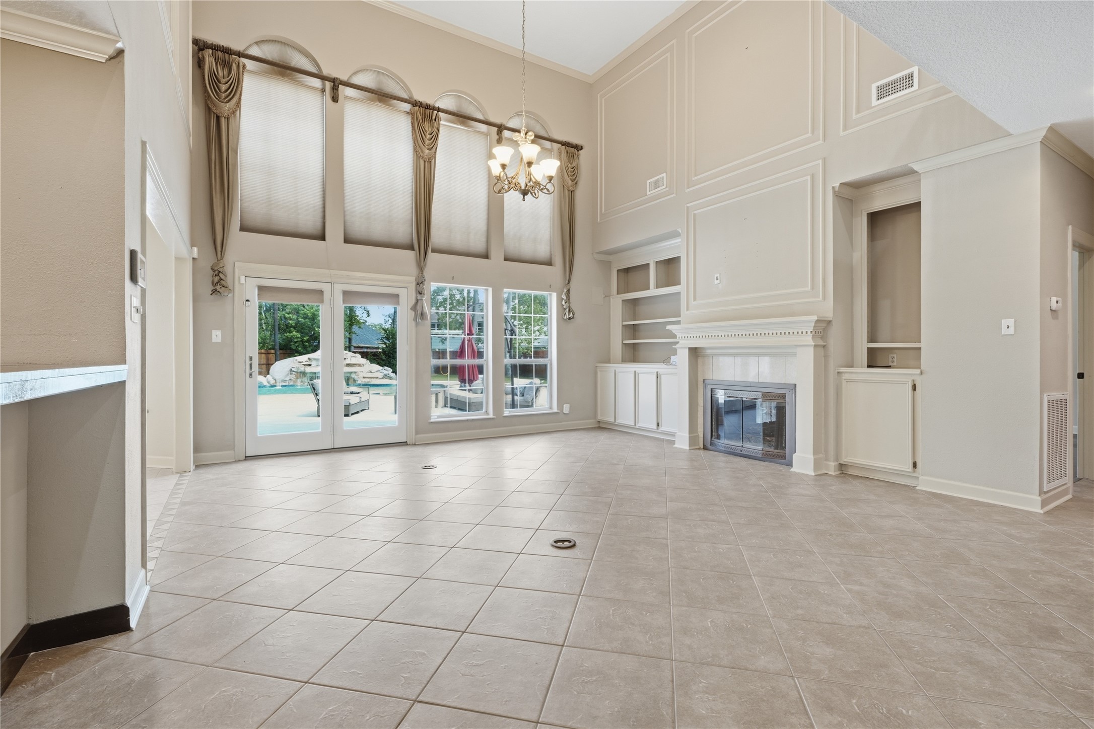 Living are with huge windows for natural light. Living are with huge windows for natural light.