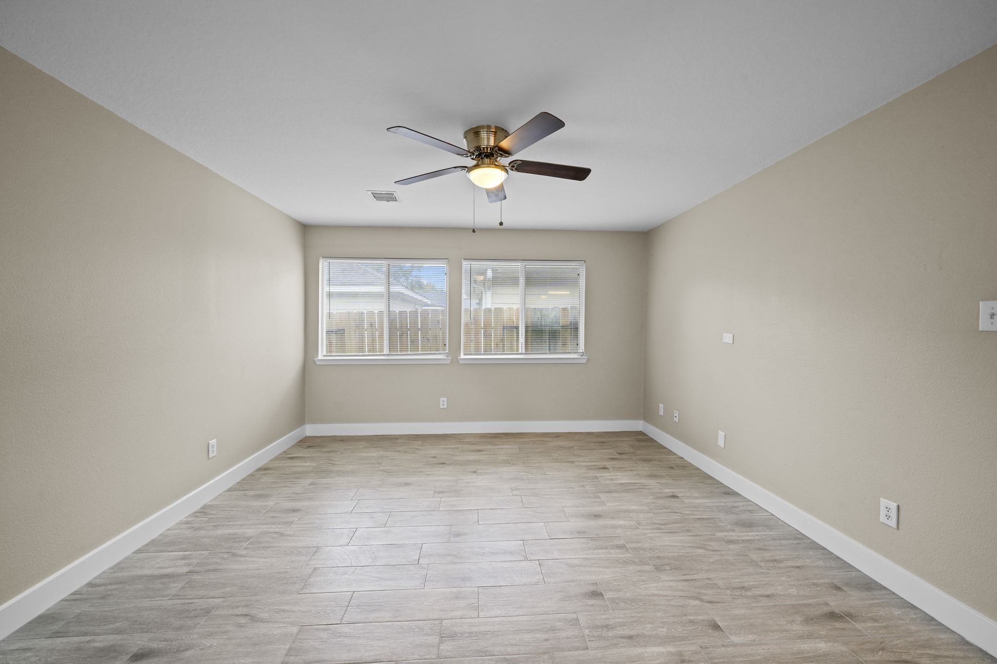 Spacious family room