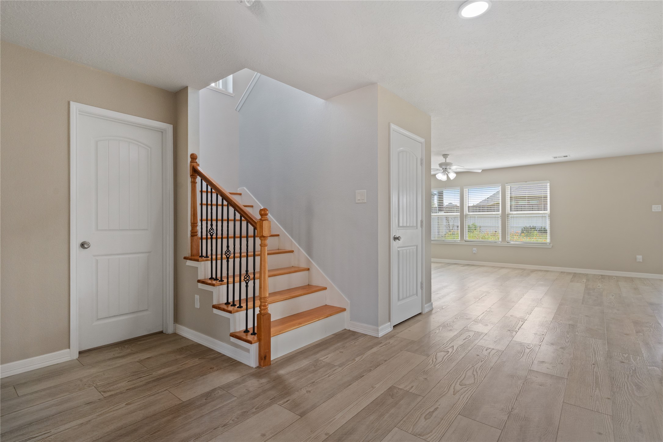 Inside stairway view