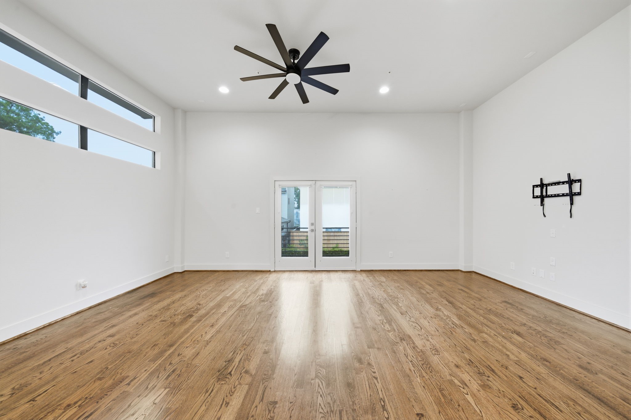 2nd floor - OPEN PLAN Living-Dining-Kitchen. Living Room measures approx. 21x13' - What a GENEROUS space! Balcony off the Living Room allowing for access to some outside space and big windows letting in lots of natural light!