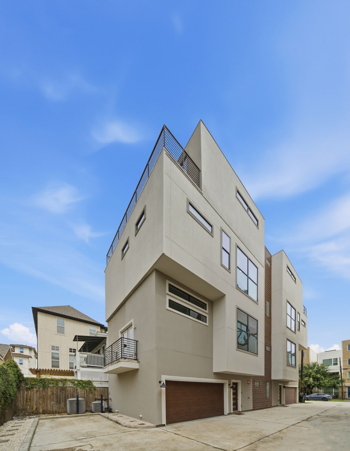 2-car garage with one ADDITIONAL off-street parking spot solely for your use! (Each home has one additional off-street parking spot!, there are 4 homes in this community)
