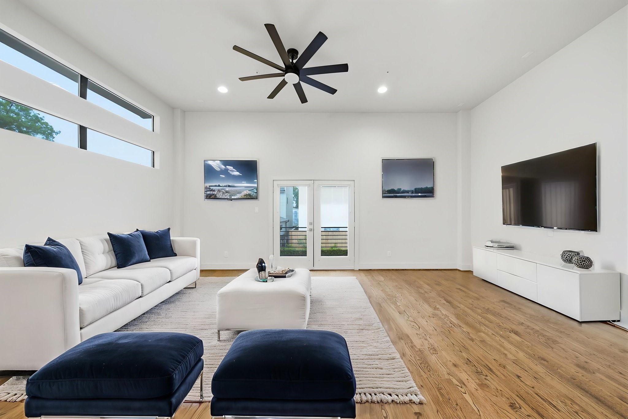 WELCOME HOME to 1215 Summer #C. On the 2nd floor - OPEN PLAN Living-Dining-Kitchen. Living Room measures approx. 21x13' - What a GENEROUS space! Balcony off the Living Room allowing for access to some outside space and big windows letting in lots of natural light! Virtually staged