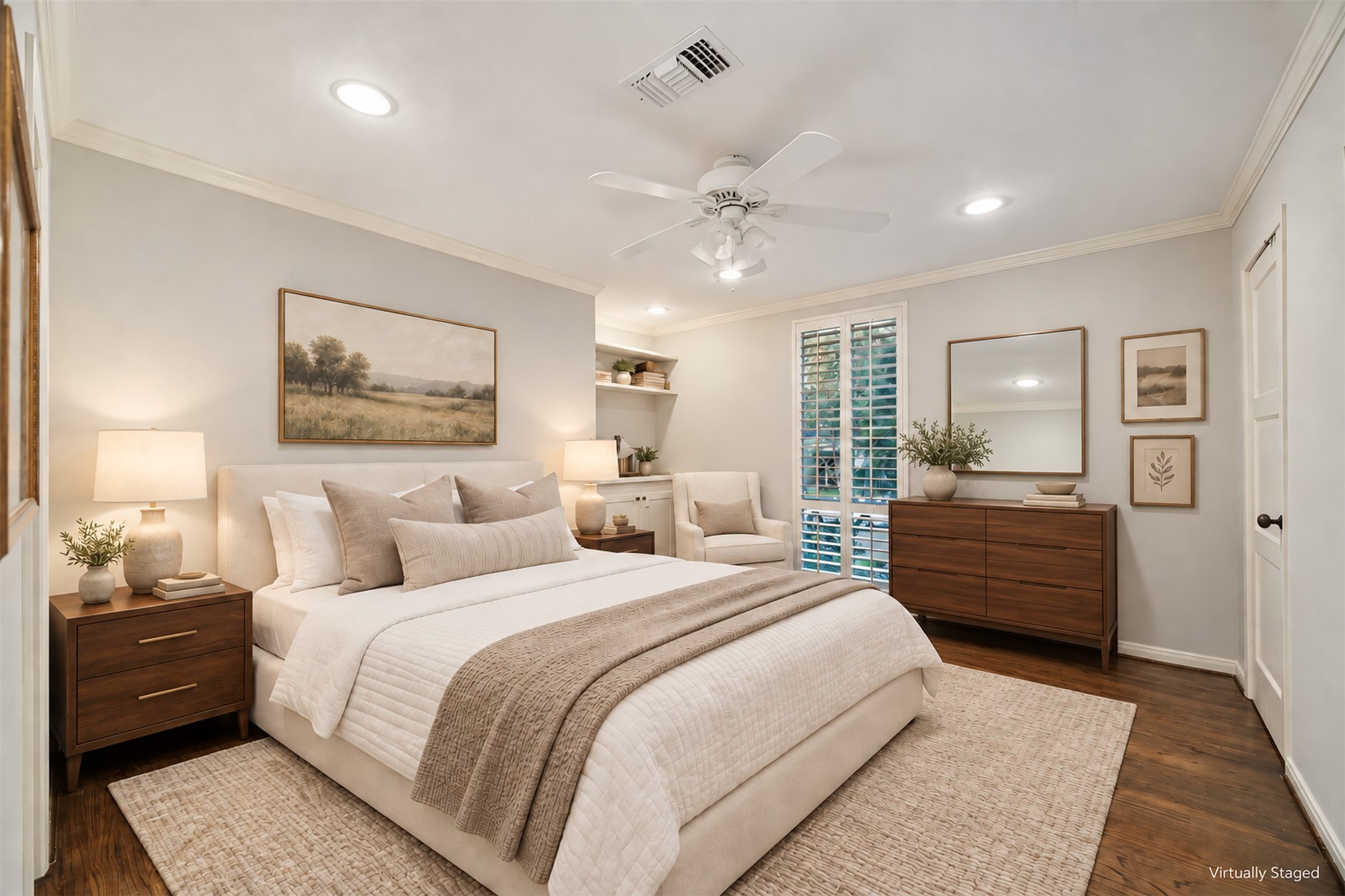Virtually Staged - Secondary bedroom