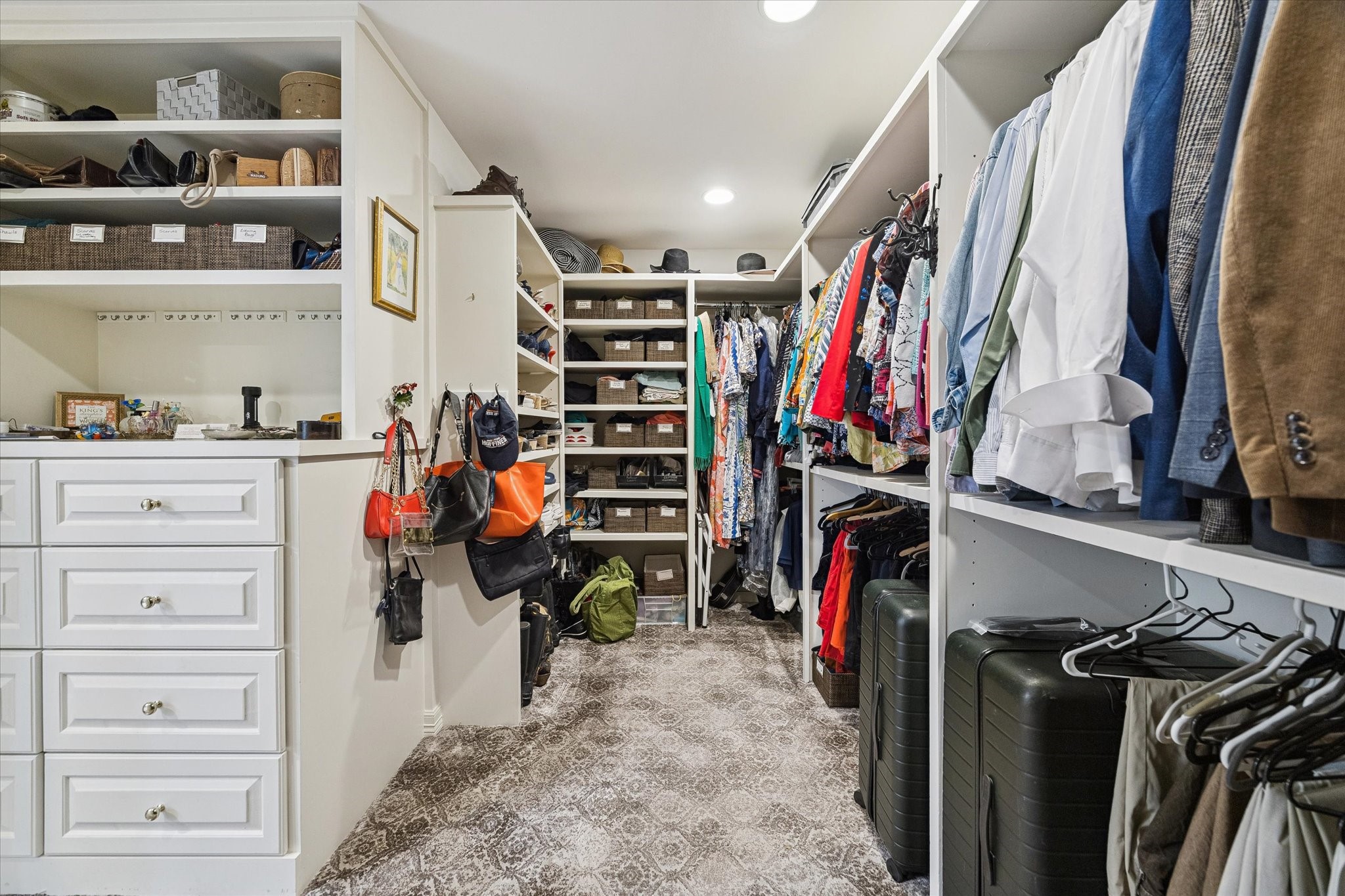 Primary closet
