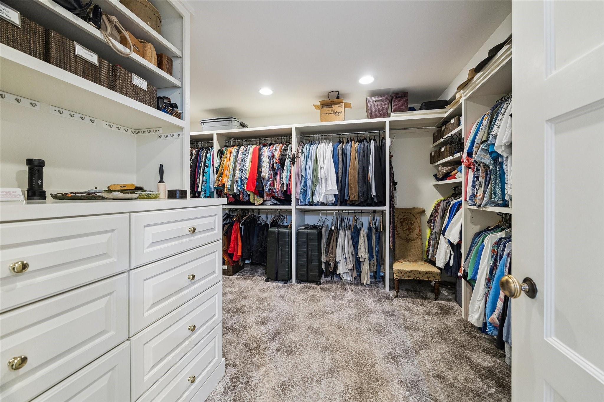 Primary closet