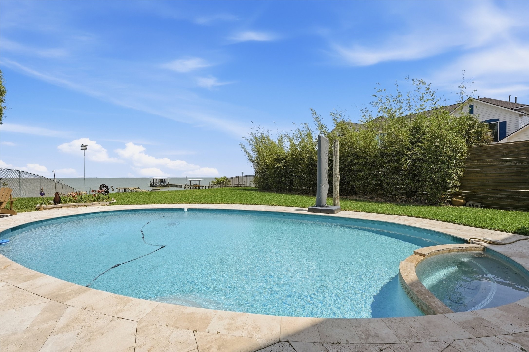 Enjoy swimming all year with a heated pool