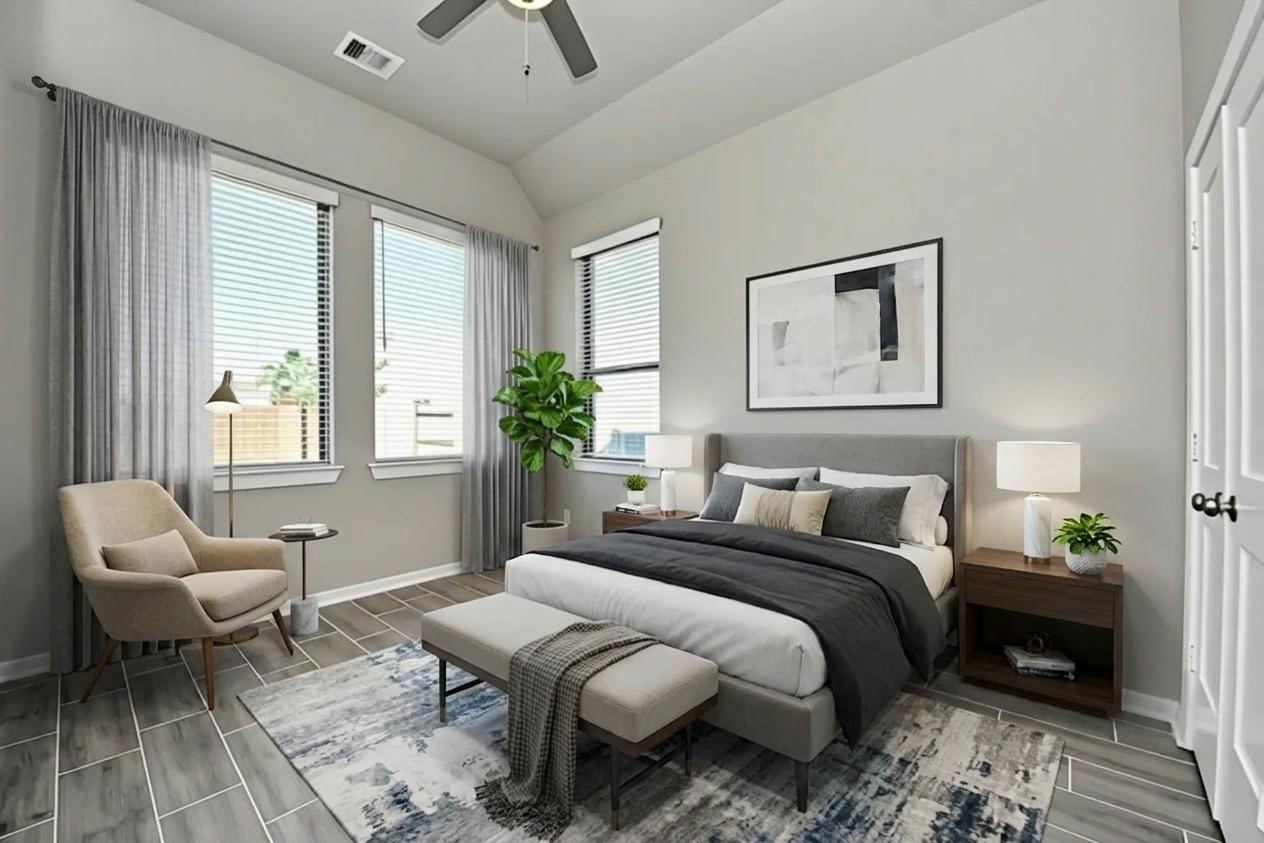 [Virtual Staged] Spacious bedroom