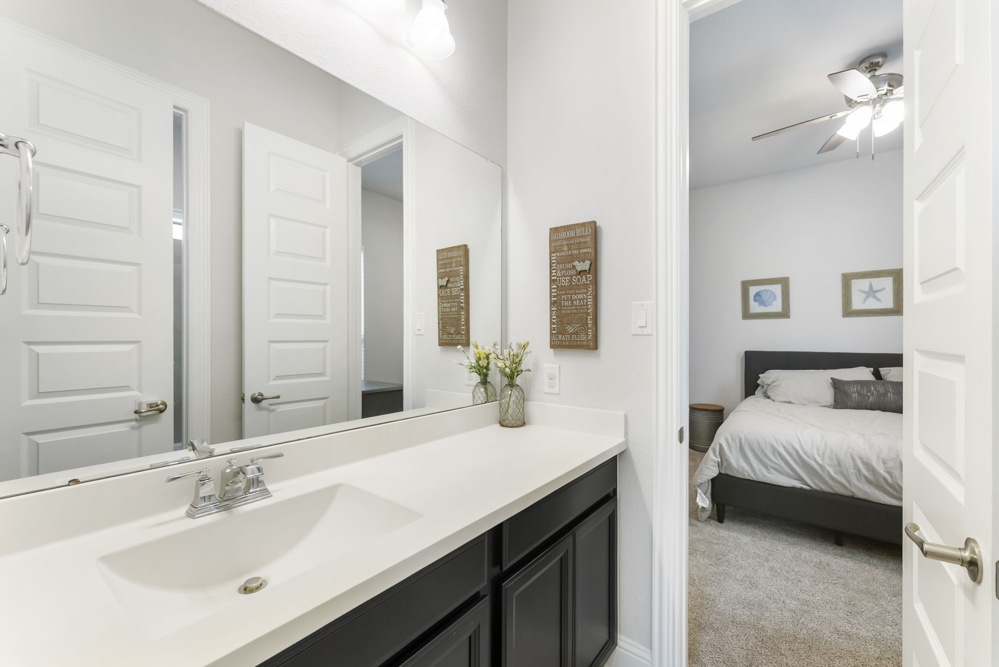 Jack and Jill bathroom