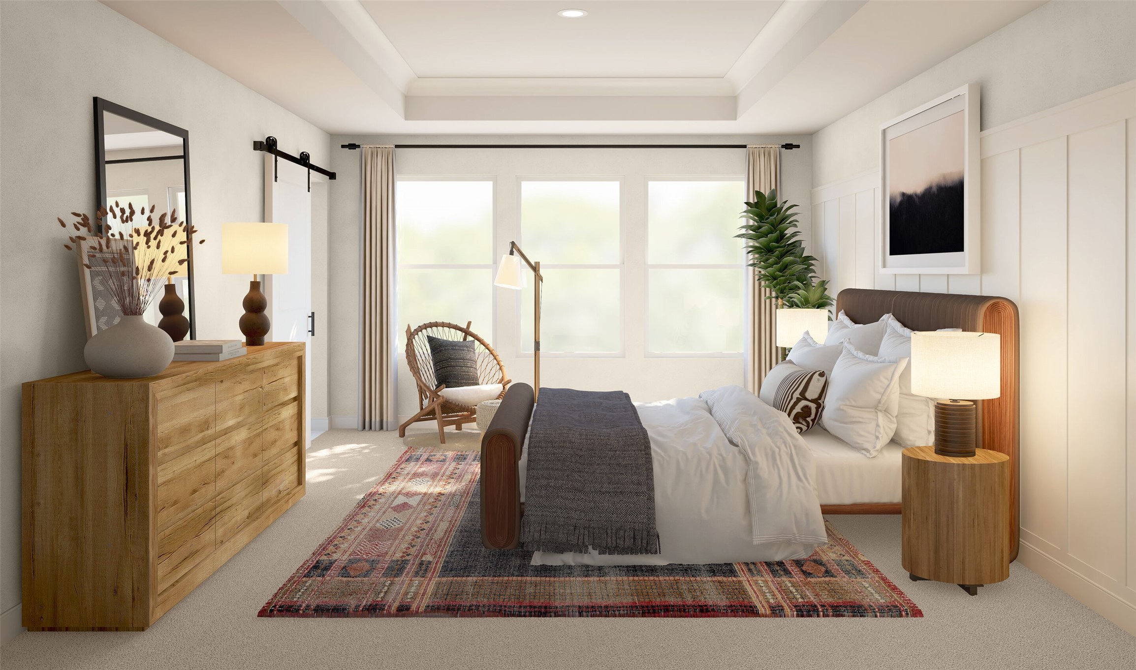 Private primary suite (*Artist rendering used for illustration purposes only. Colors/finishes may differ from the ones currently selected in the home.)