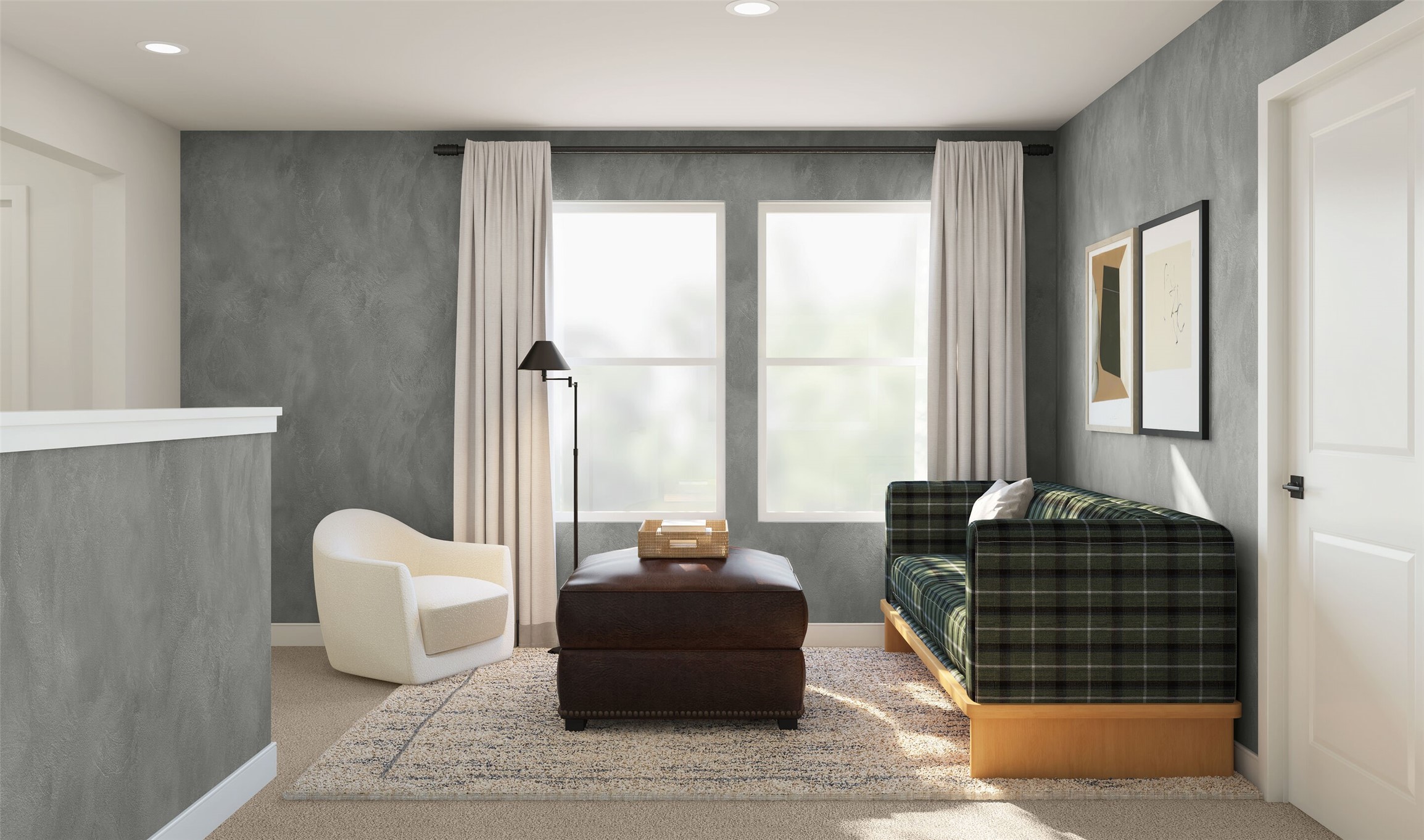 Flexible loft (*Artist rendering used for illustration purposes only. Colors/finishes may differ from the ones currently selected in the home.)