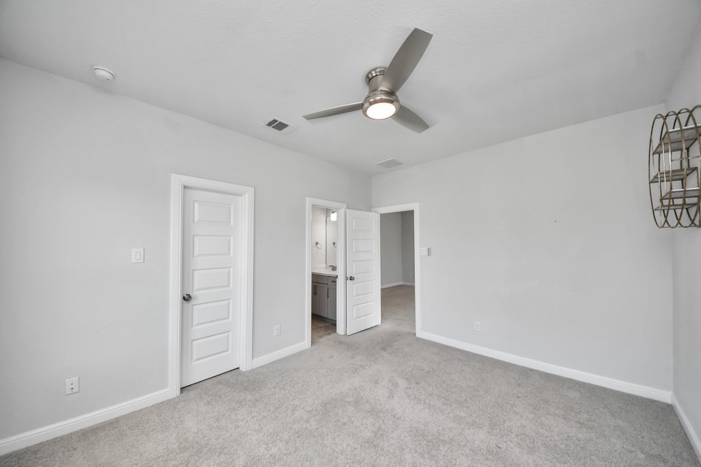 Third bedroom upstairs with access to Jack & Jill bath.