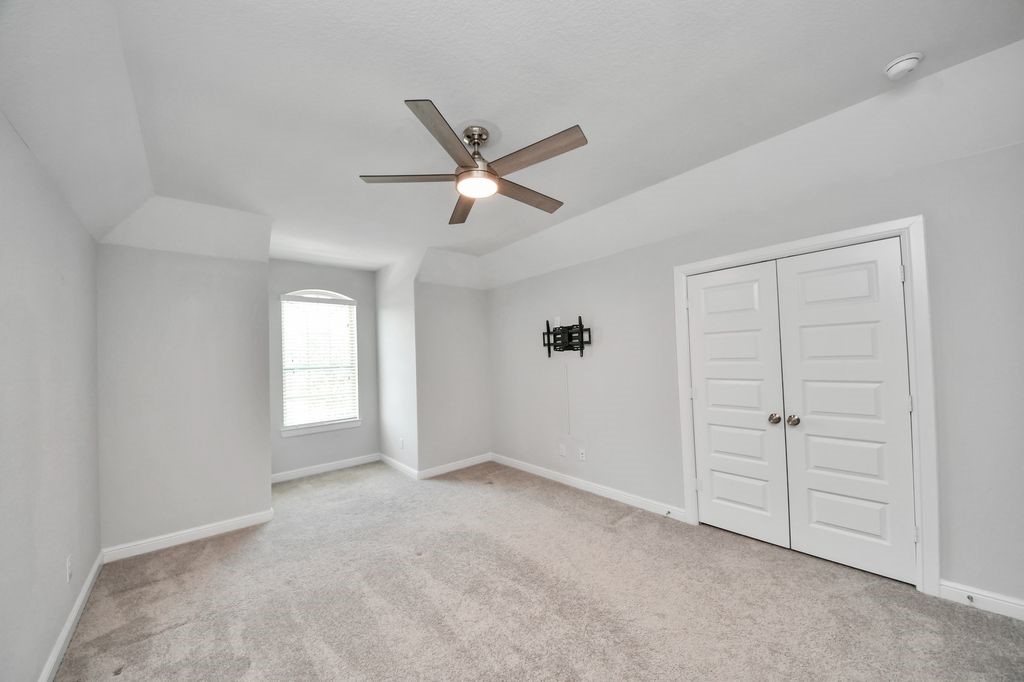 Fourth bedroom upstairs with access to Jack & Jill bath.