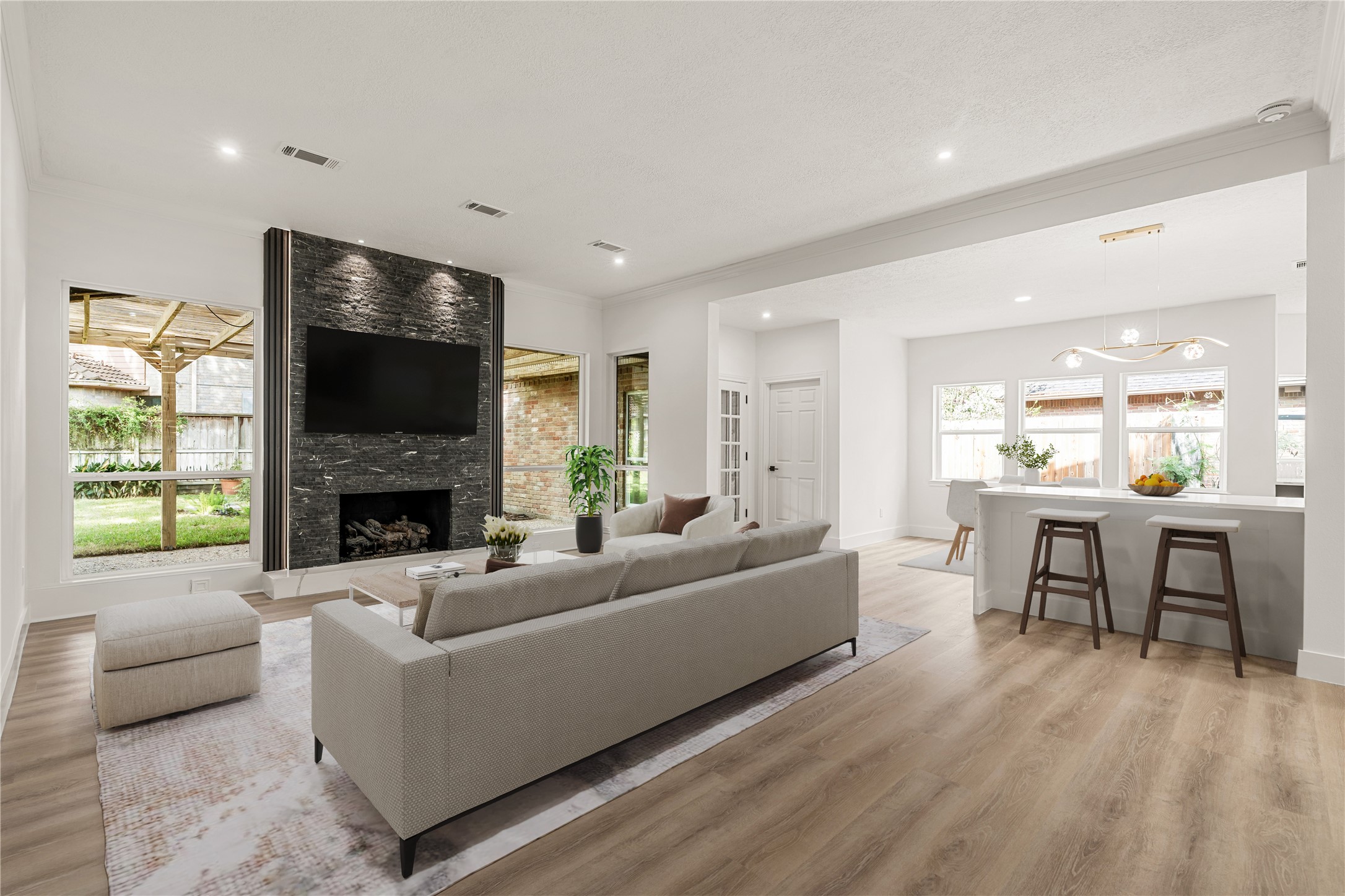 Virtually Staged Living Room Virtually Staged Living Room