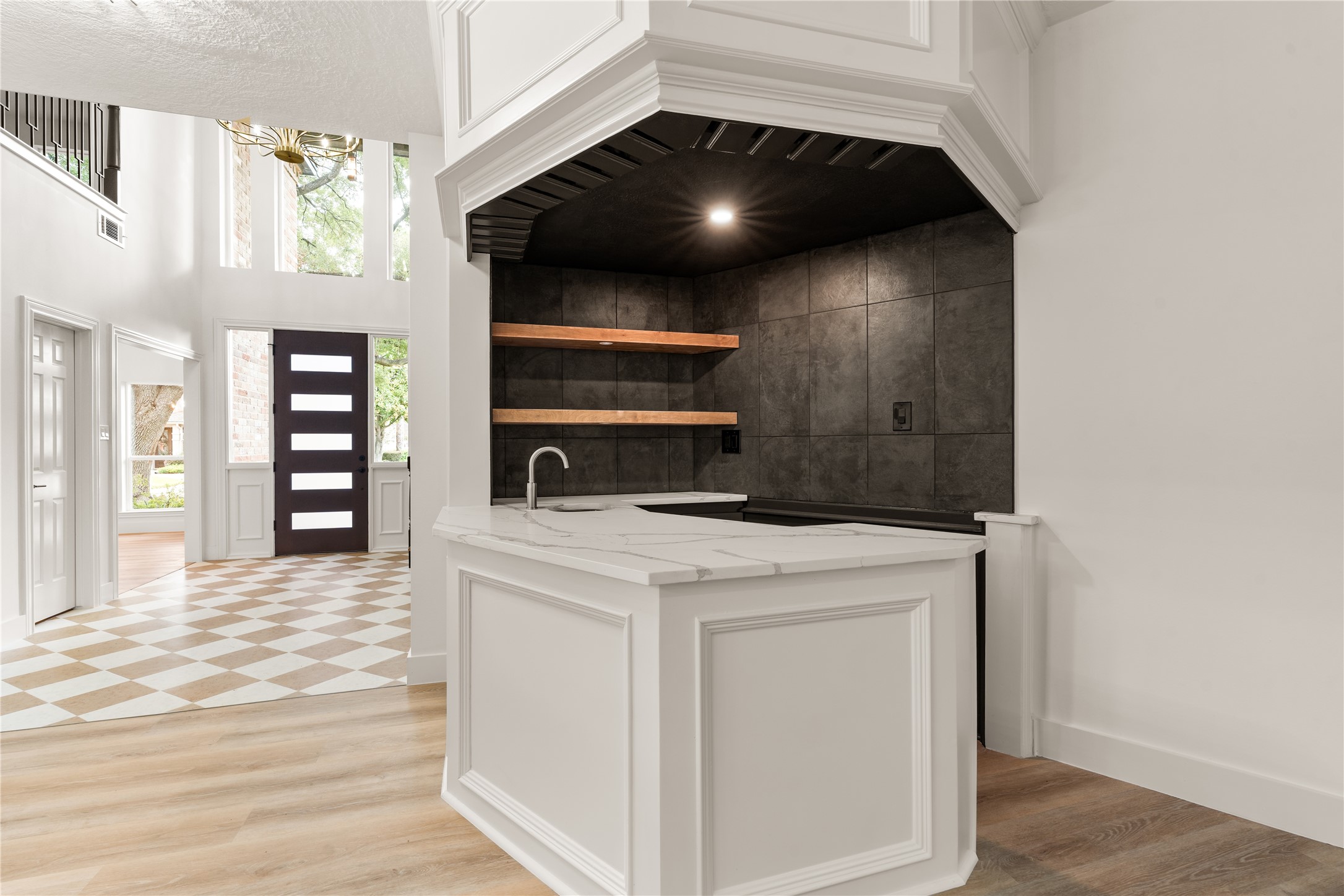 Wet Bar w/ sink and mini fridge